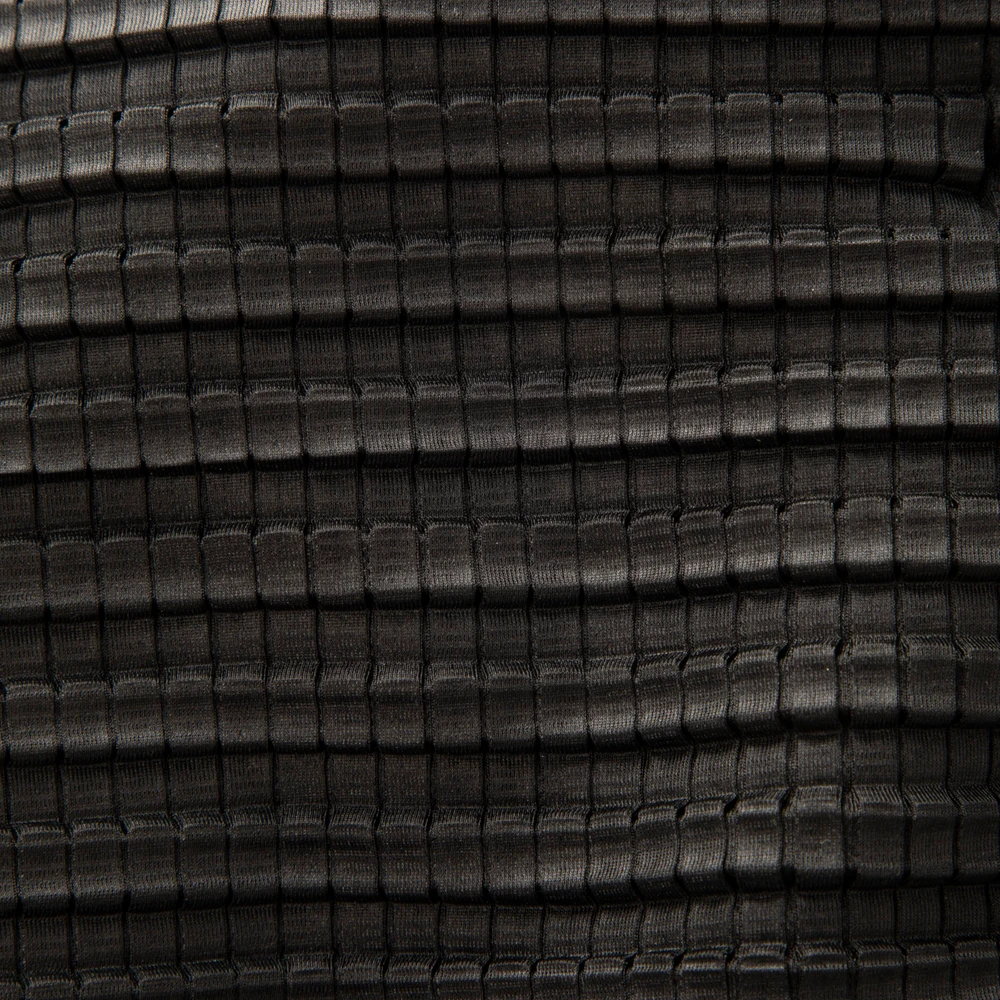 Issey Miyake Black Pleated Top & Trousers Set