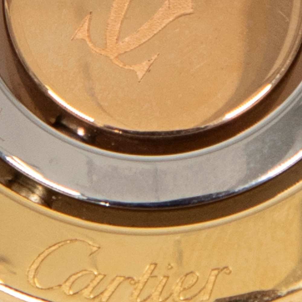 Cartier Three Ring Motif Key Ring Trinity