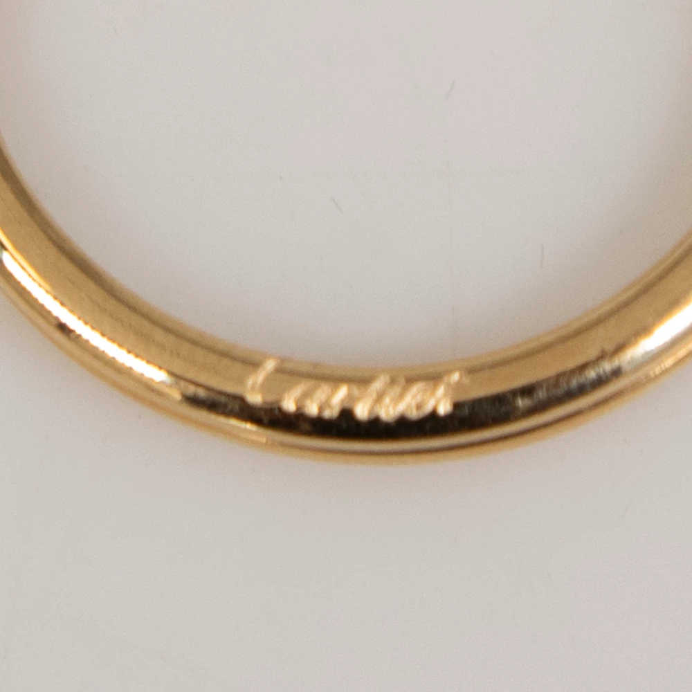 Cartier Three Ring Motif Key Ring Trinity
