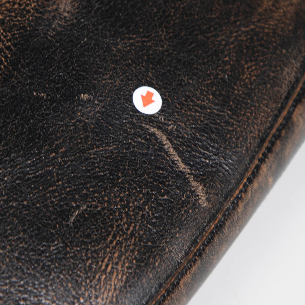 Ralph Lauren Brown Aged Leather Knee High Remmy Boots