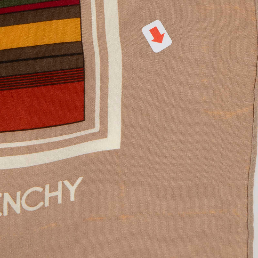 Givenchy Striped Silk Scarf