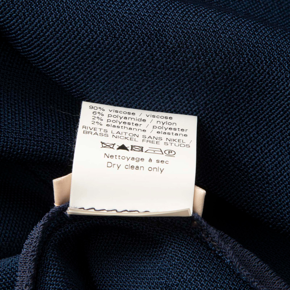 Alaïa Navy Studded Knee Length Dress