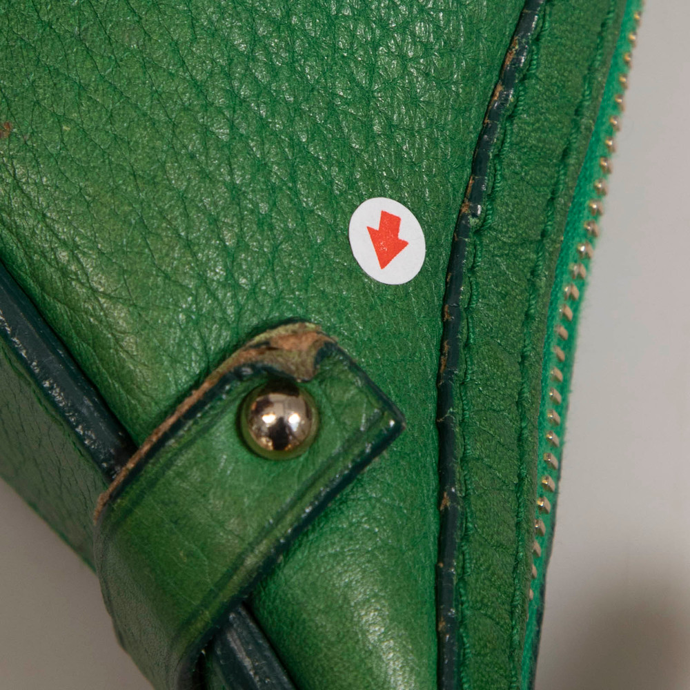Dolce & Gabbana Green Leather Shoulder Bag