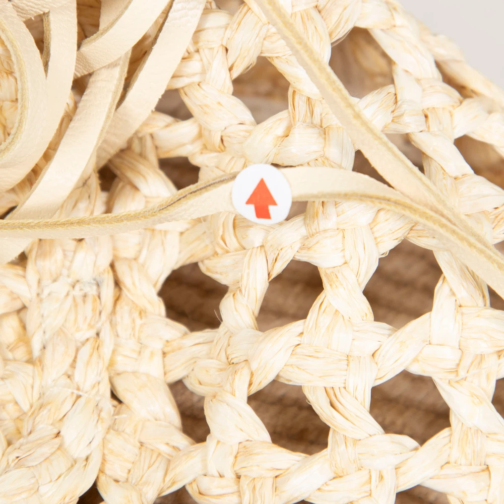 Zimmermann Beige Raffia Woven Espadrilles