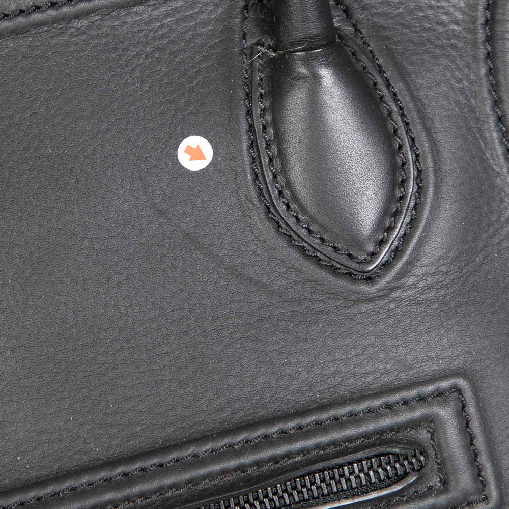 Céline Black Leather Medium Phantom Bag