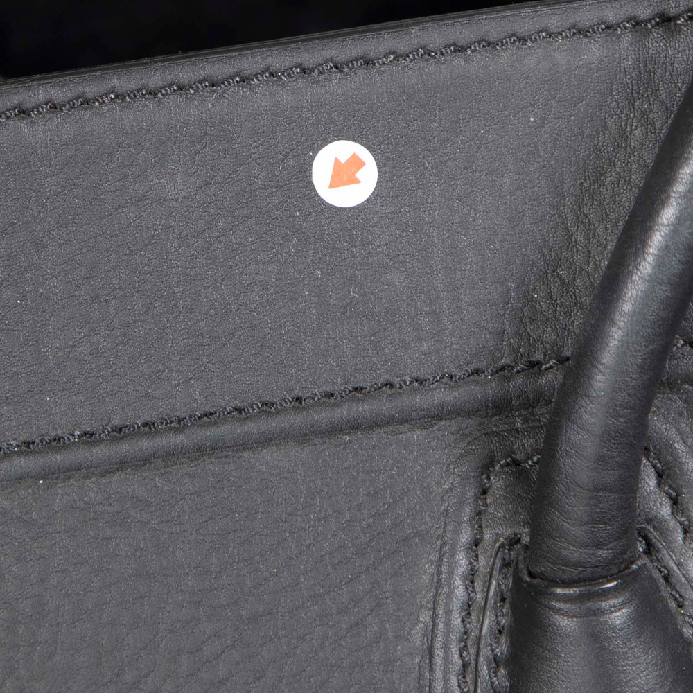 Céline Black Leather Medium Phantom Bag