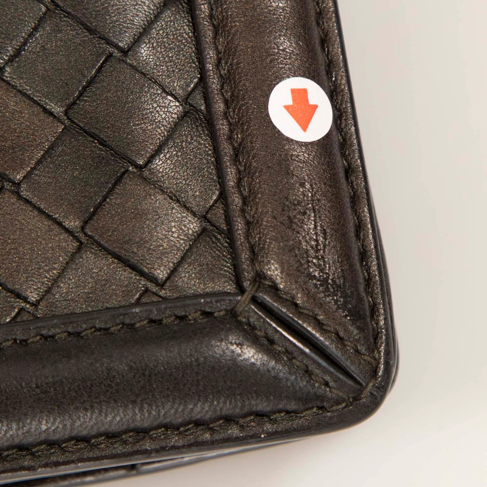 Bottega Veneta Black Leather Intrecciato Montebello Bag