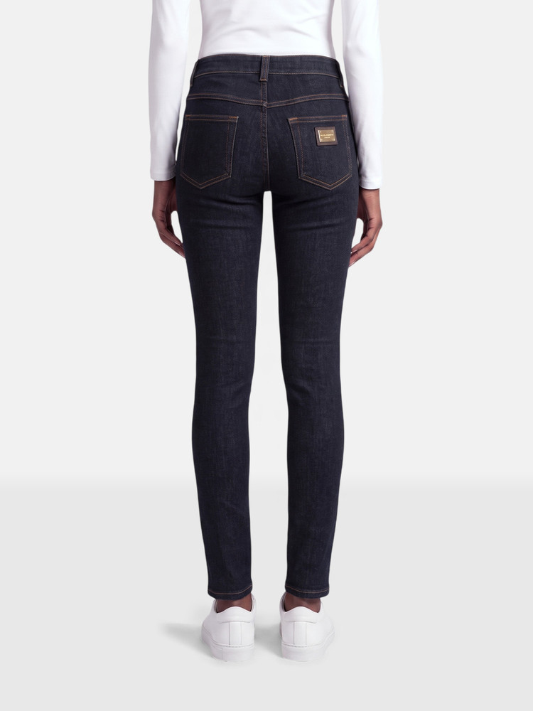 Dolce & Gabbana Dark Navy Denim Skinny Jeans