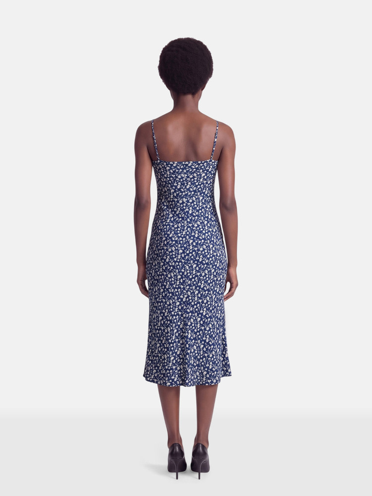 Reformation Blue Floral Slip Dress