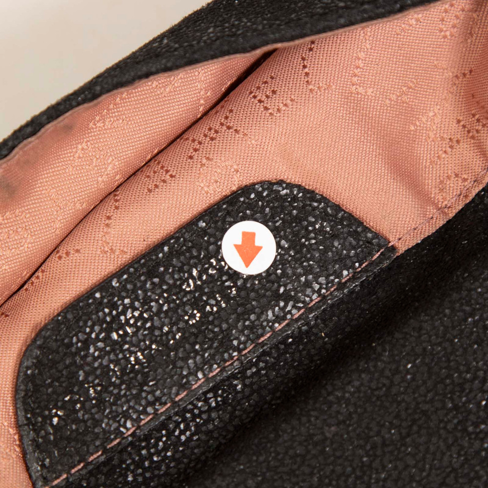 Stella McCartney Black Vegan Suede Falabella Mini Bag