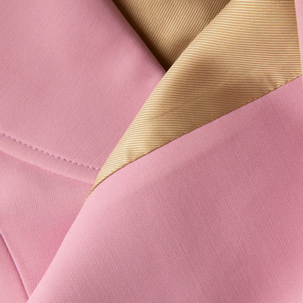 Gucci Pink Silk Cropped Blazer