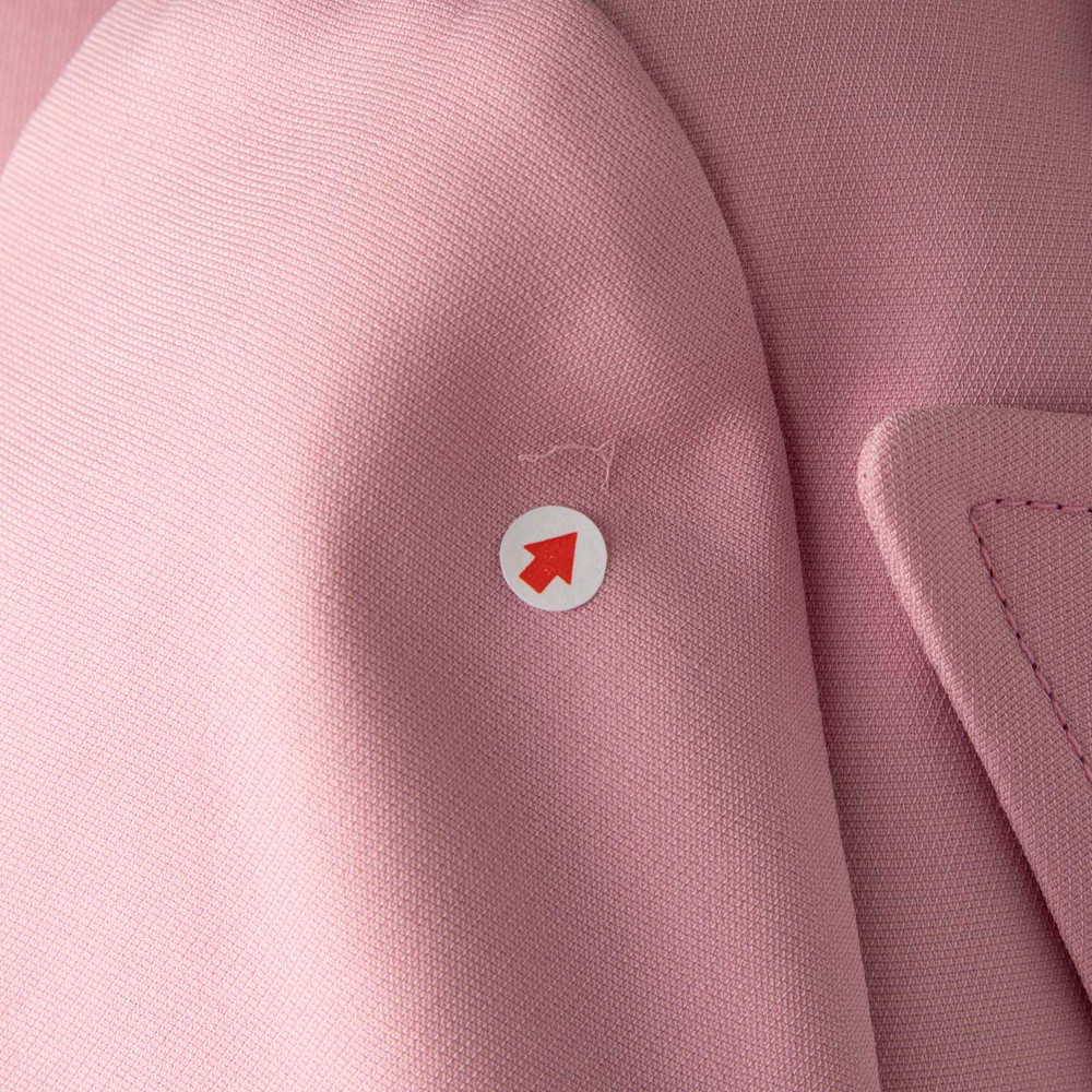 Gucci Pink Silk Cropped Blazer