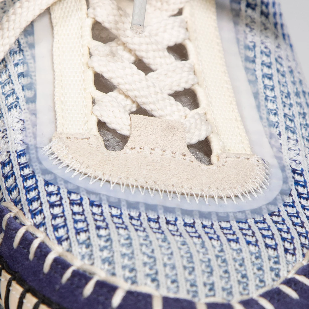 Chloé Navy Nama Mesh Sneakers
