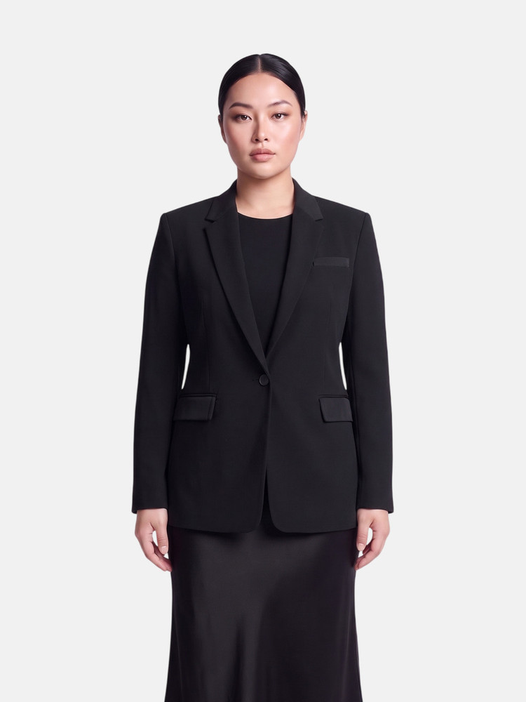 Rag & Bone Black Single Breasted Blazer