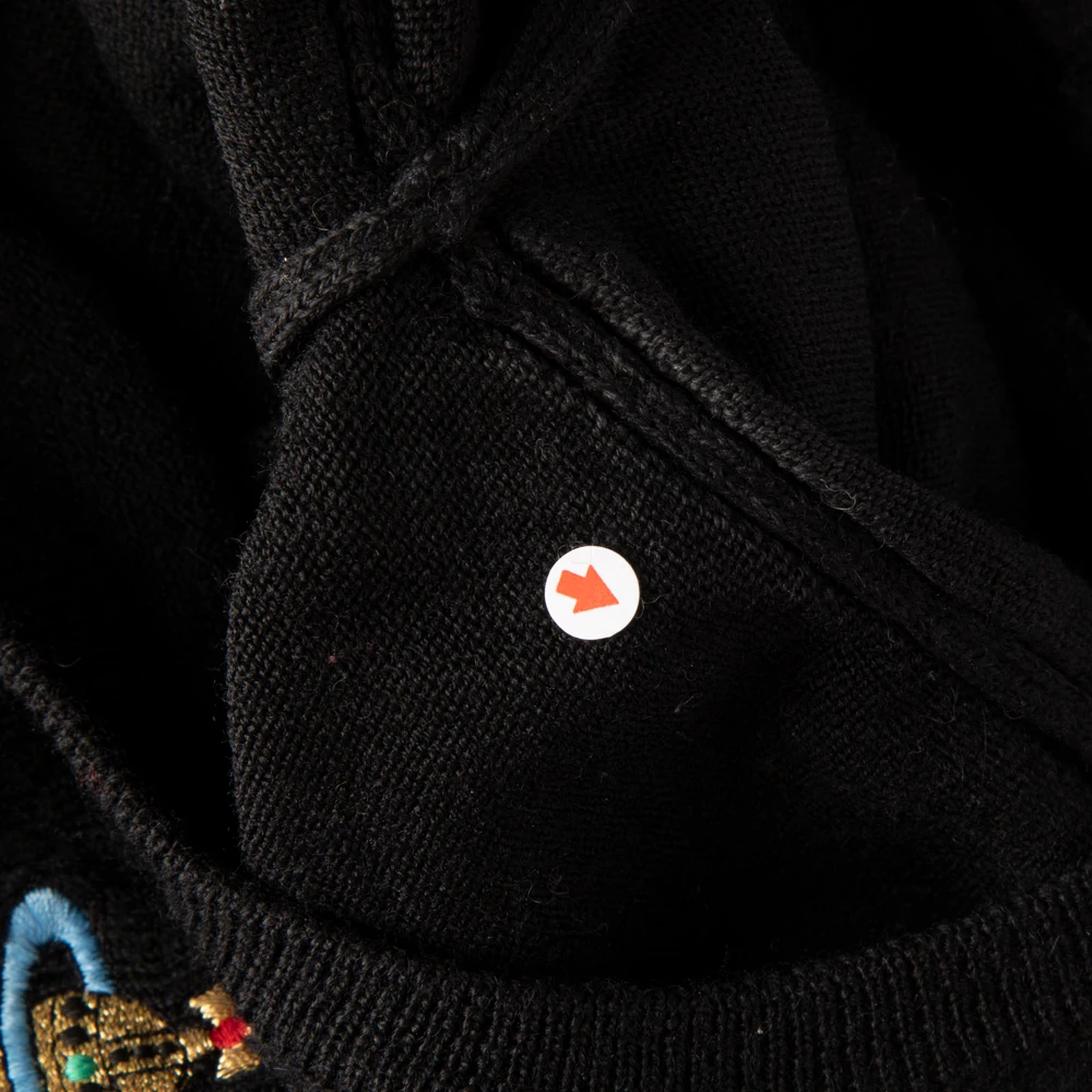 Vivienne Westwood Black Orb Knit Jumper