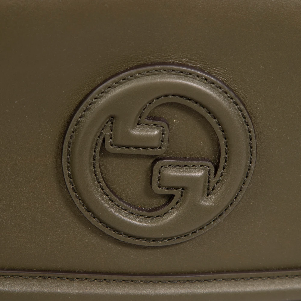Gucci Khaki Leather Blondie Bag