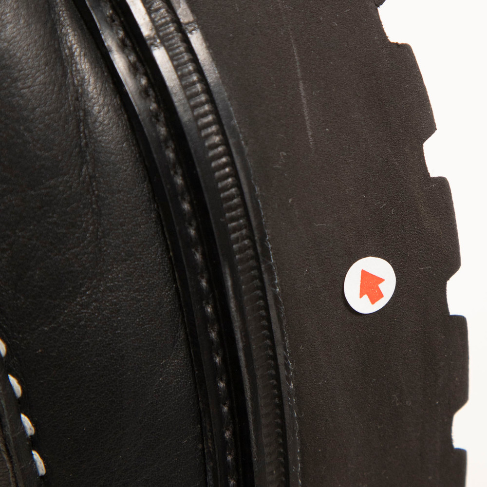 Amiri Black Leather Platform Loafers