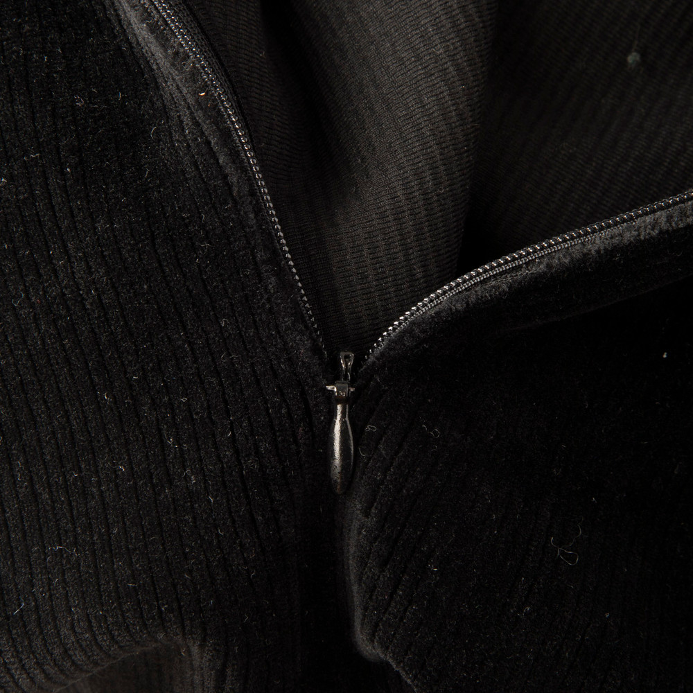 ME+EM Black Corduroy Long Sleeve Dress