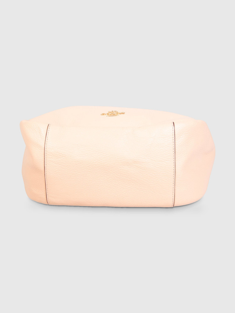 Coach Peach Leather Jules Hobo Bag