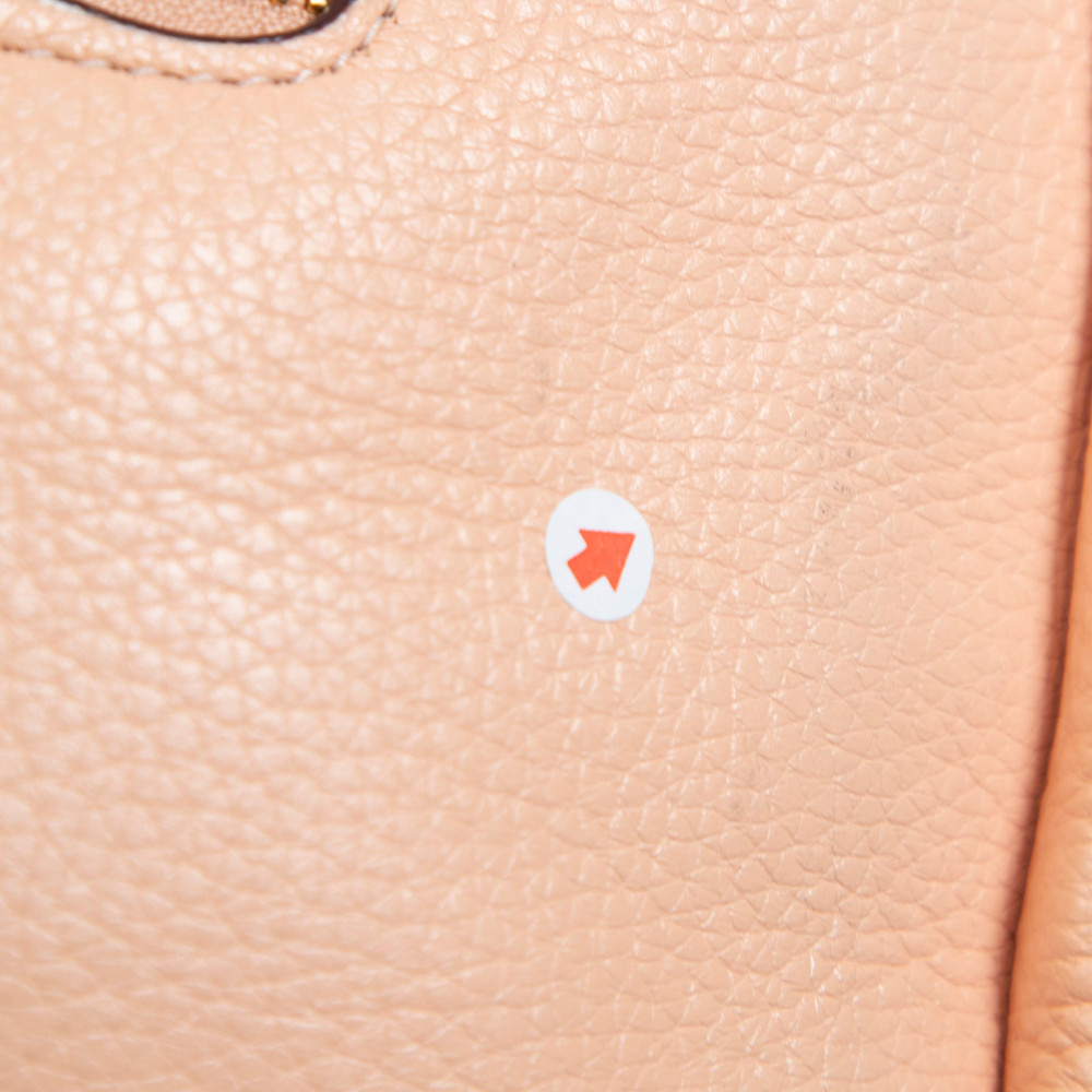 Coach Peach Leather Jules Hobo Bag