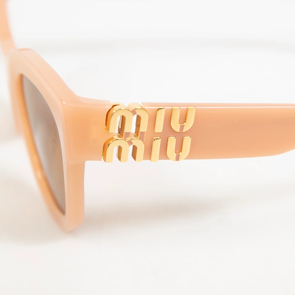 Miu Miu Peach Cat Eye Tinted Sunglasses