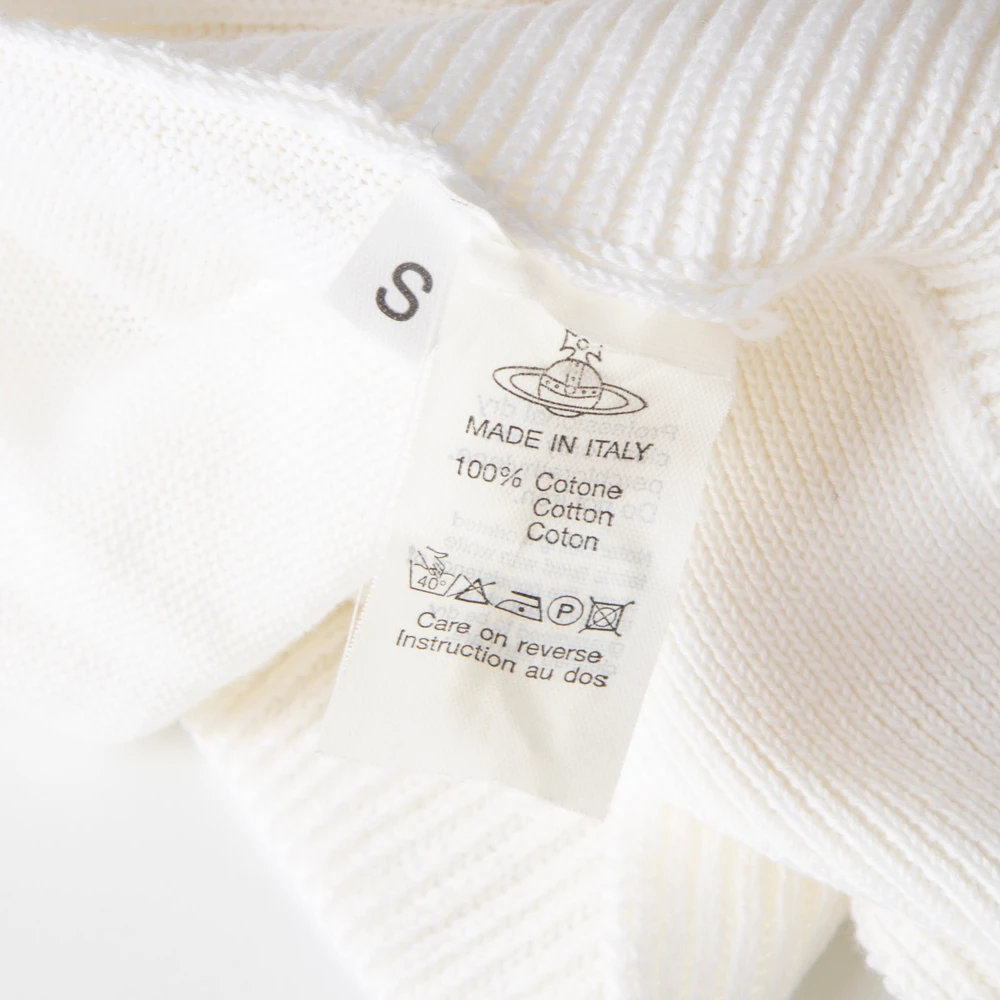 Vivienne Westwood White Sleeveless Knit Top