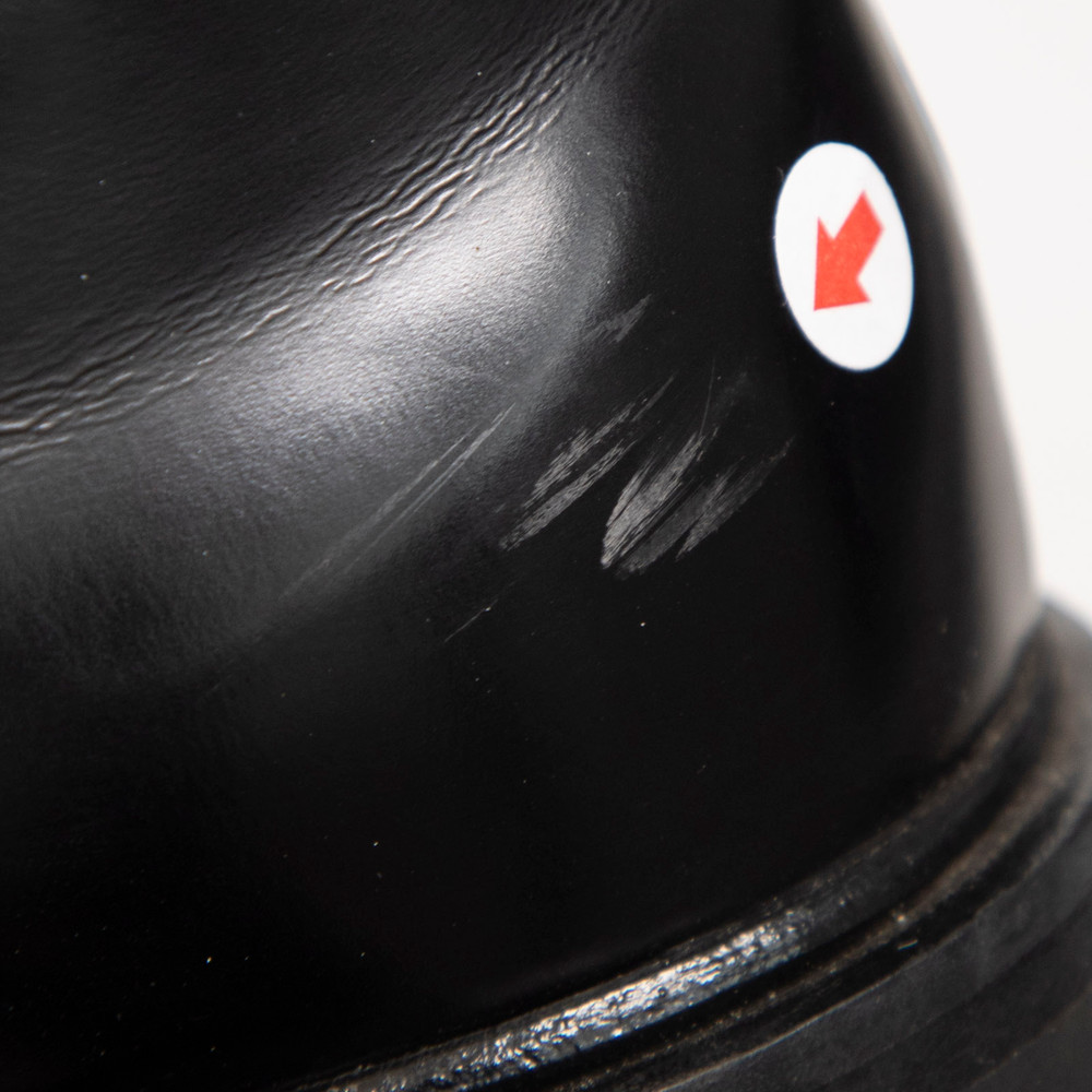 Prada Black Leather Chelsea Logo Boots