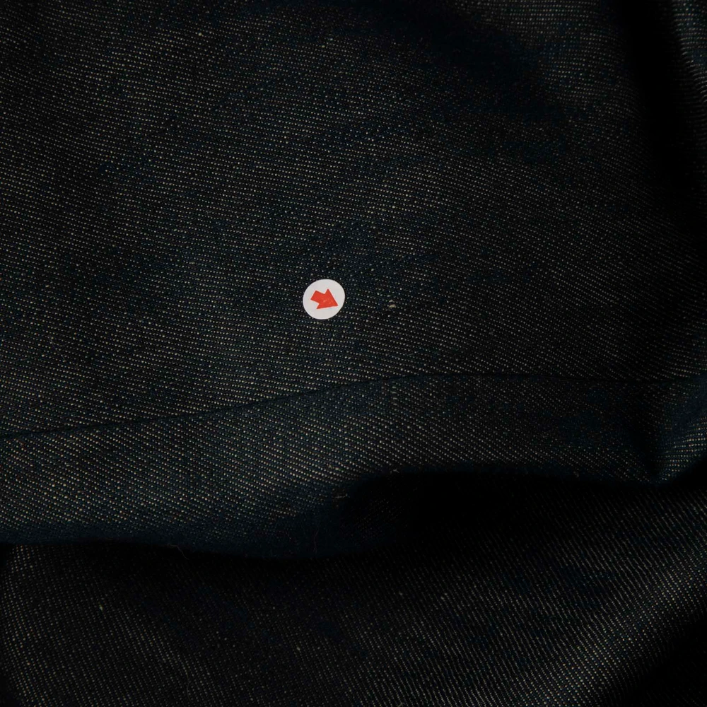 Louis Vuitton Navy Denim Bow Detail Dress