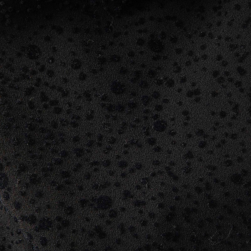 Balenciaga Black Strapless Textured Dress
