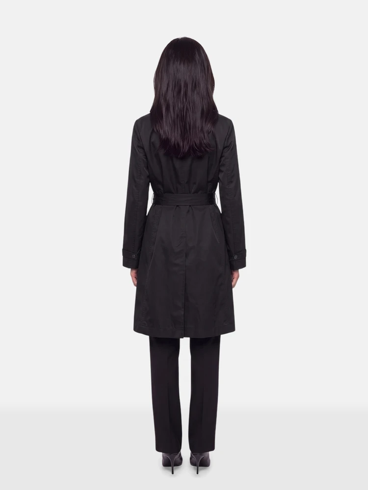 Jil Sander Black Trench Coat