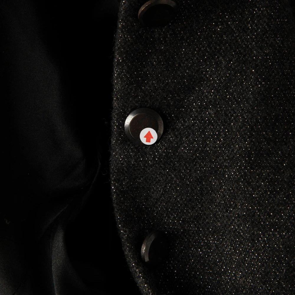 Ralph Lauren Grey Wool Metallic Jacket
