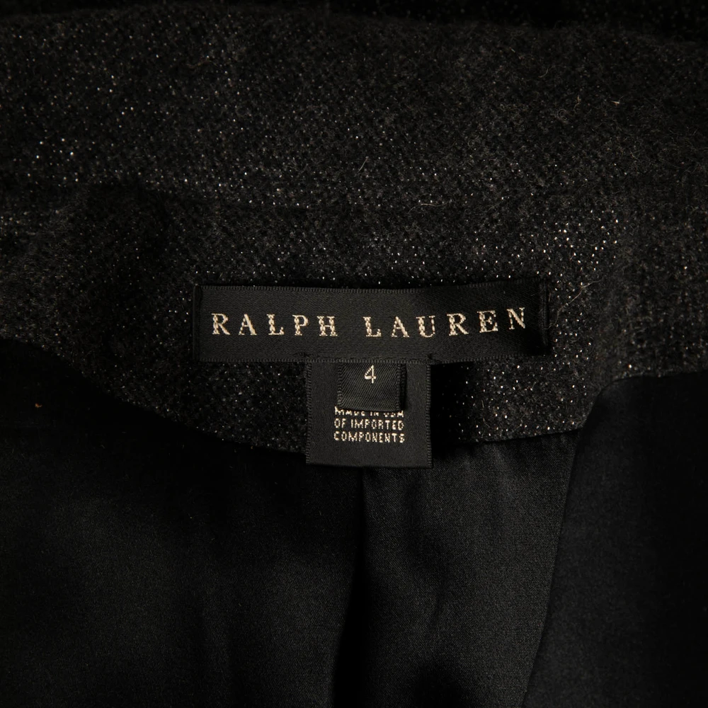 Ralph Lauren Grey Wool Metallic Jacket