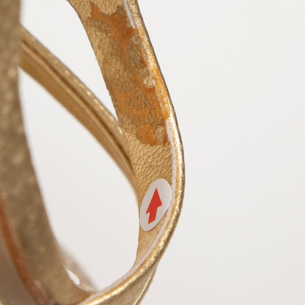 Camilla Skovgaard Gold Leather Heeled Sandals