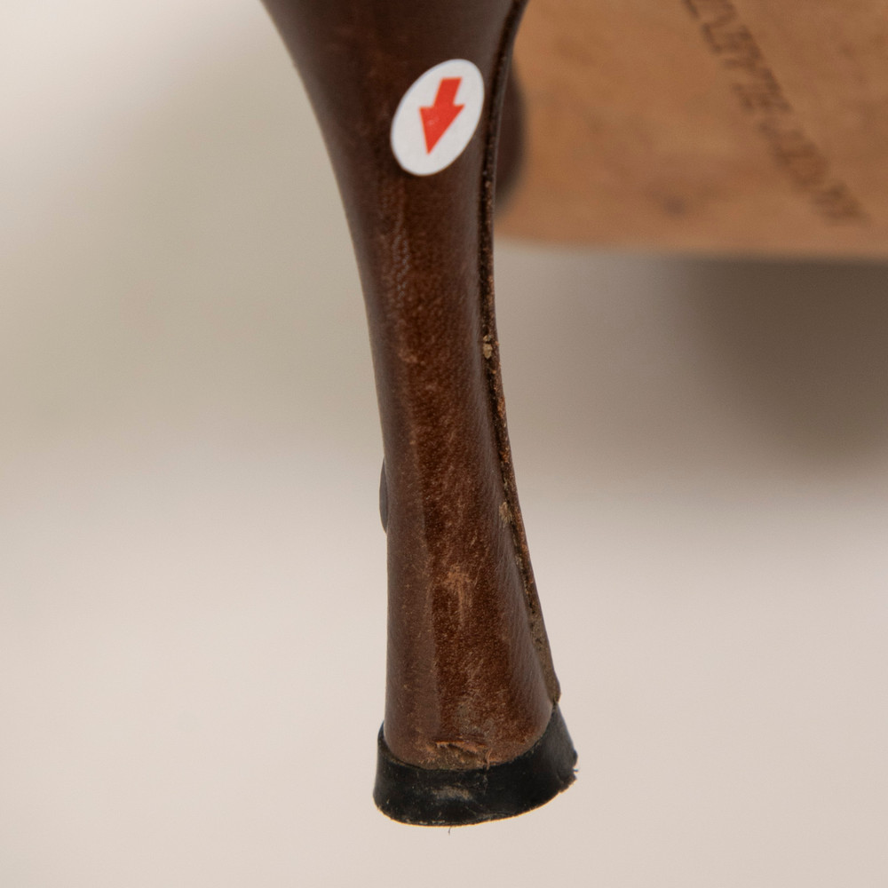 Manolo Blahnik Brown D'Orsay Heels
