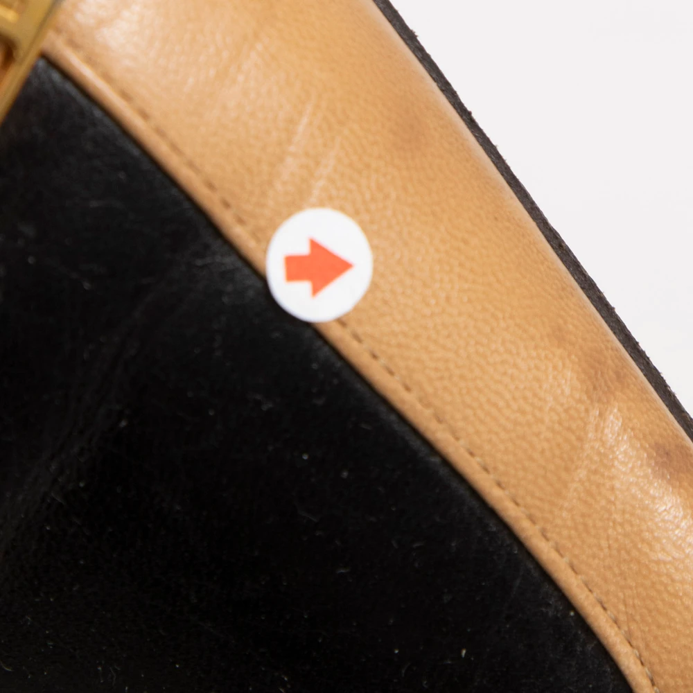 Chanel Vintage Brown Leather CC Loafers