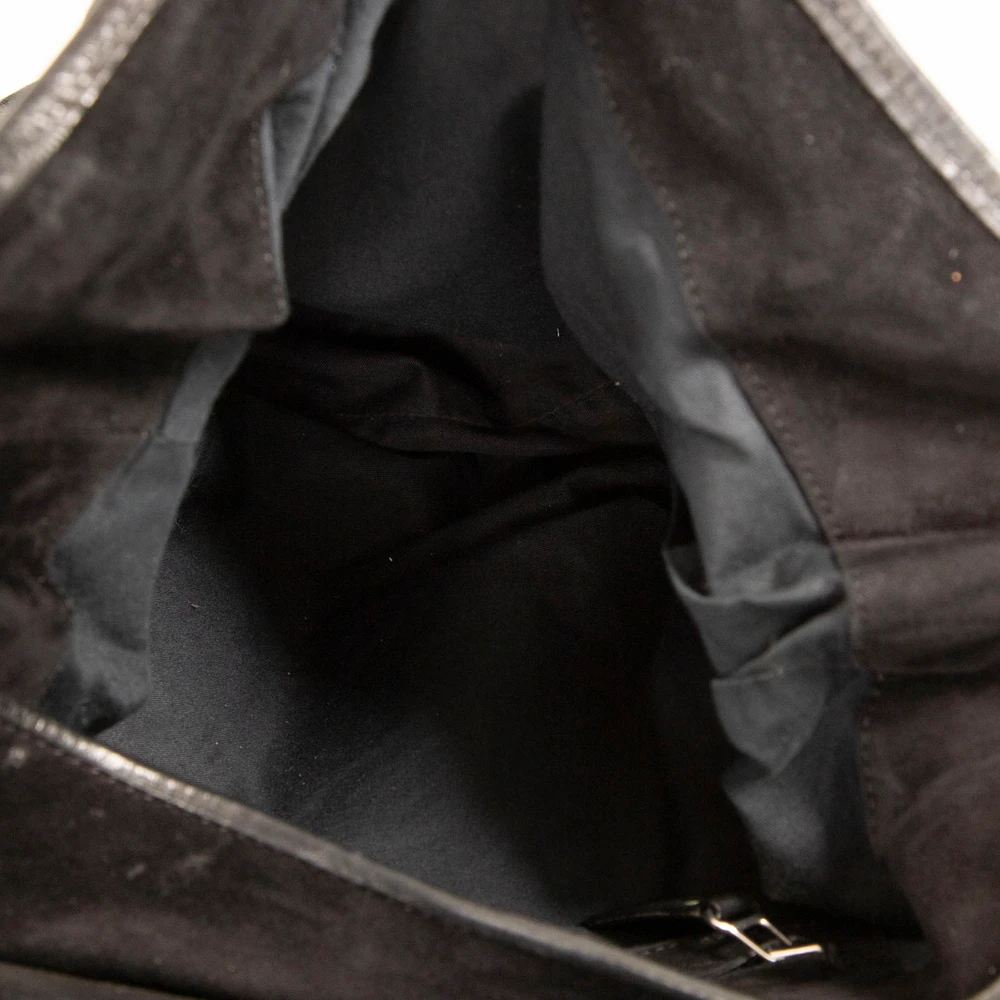Isabel Marant Black Suede Messenger Bag