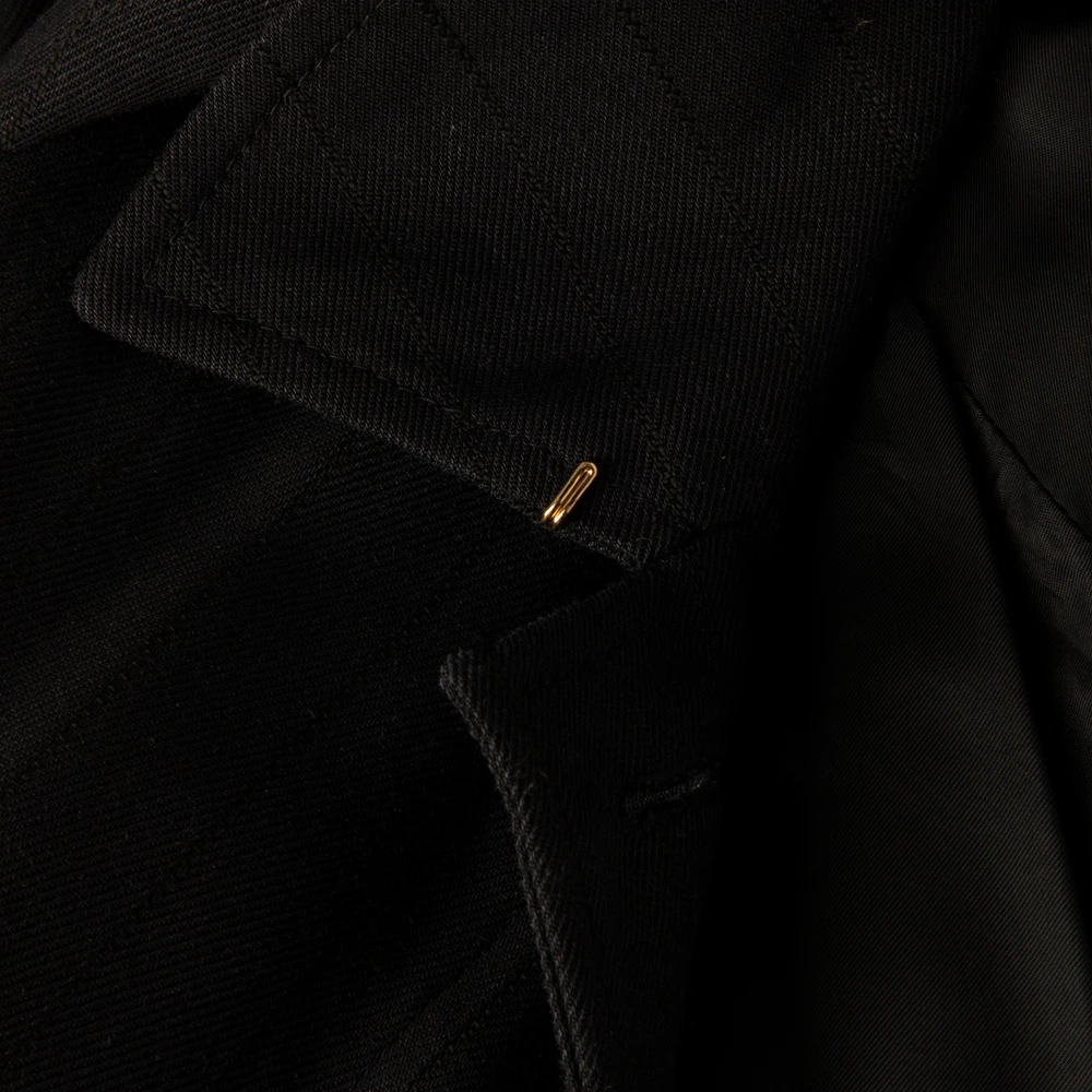 Burberry Black Cutout Trench Coat
