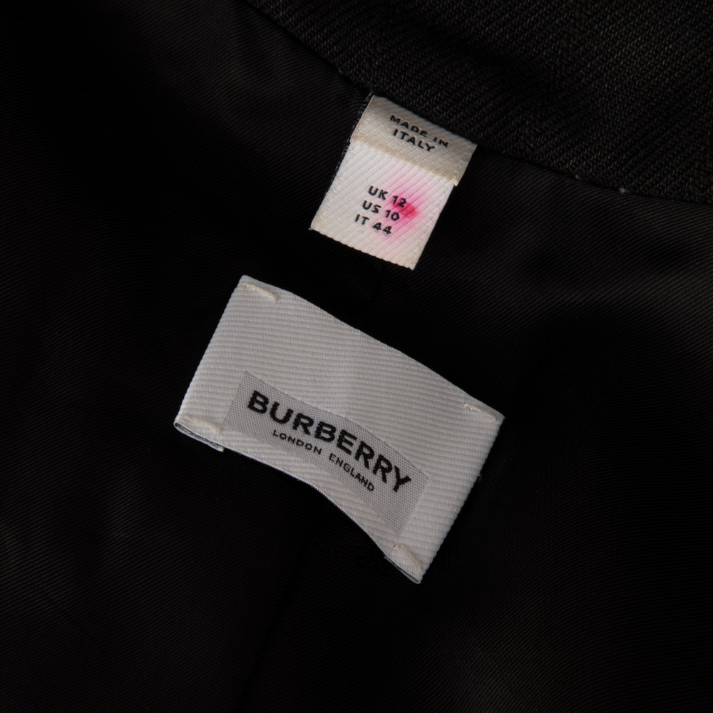 Burberry Black Cutout Trench Coat