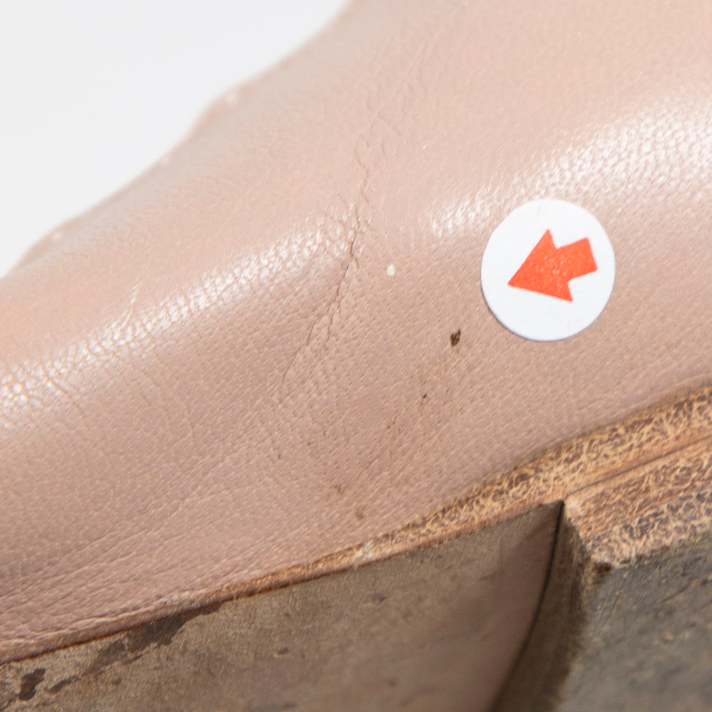 Chloé Beige Leather Lauren Flats