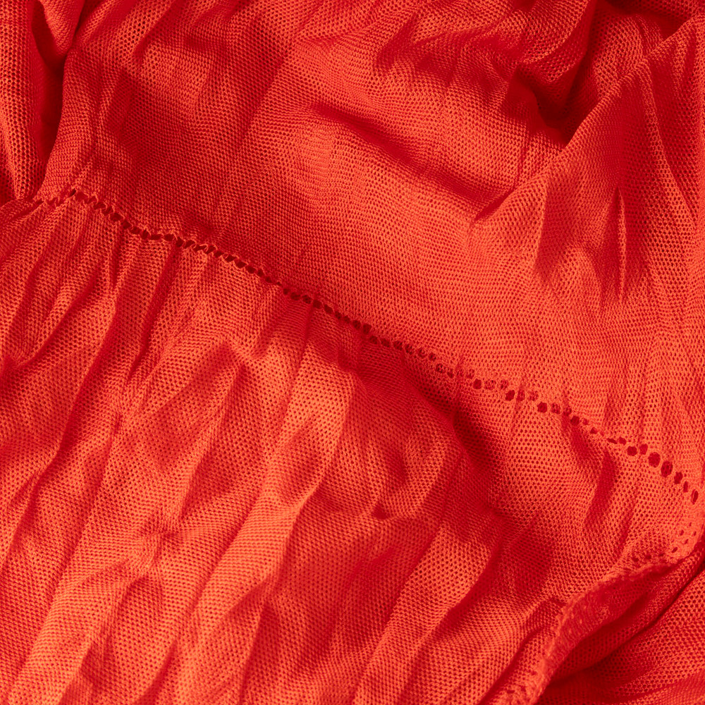 Issey Miyake Orange Twisted Texture T-Shirt