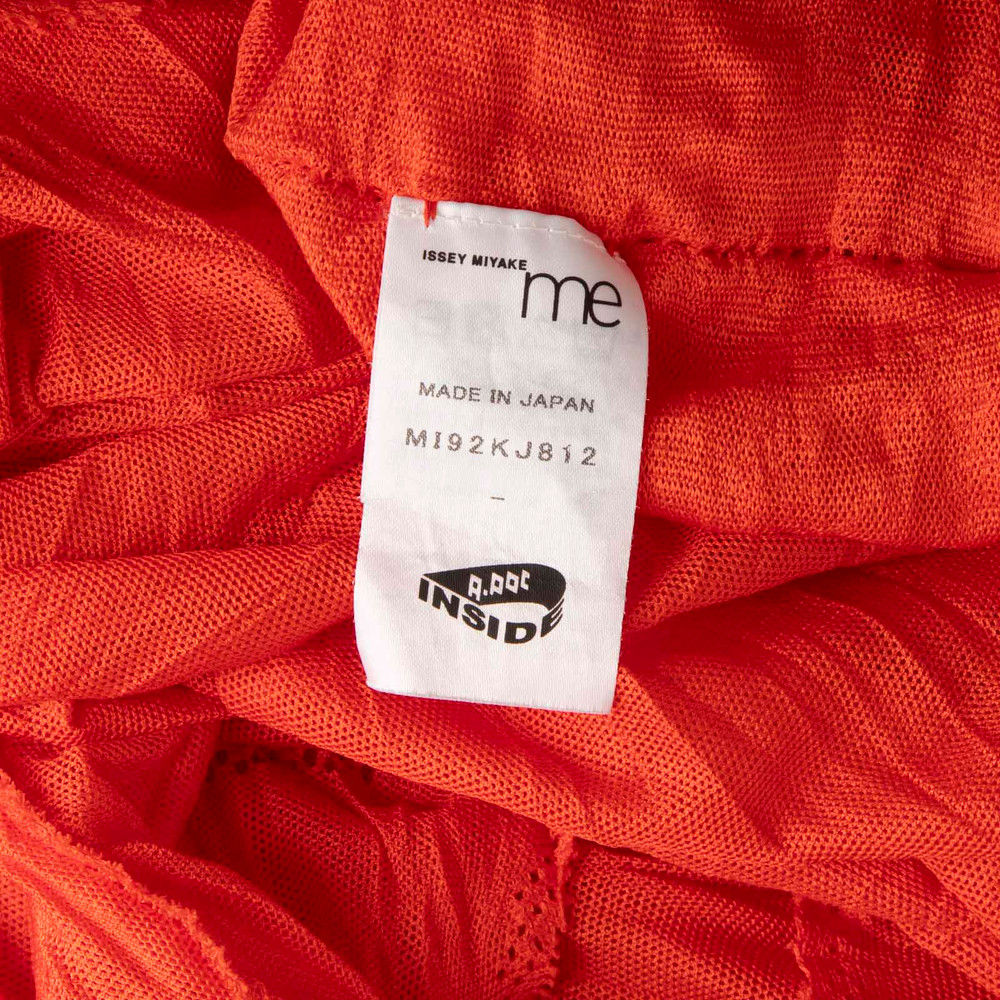 Issey Miyake Orange Twisted Texture T-Shirt