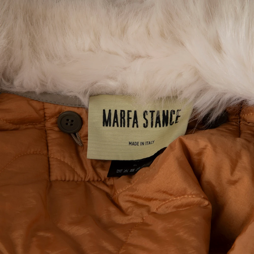 Marfa Stance Reversible Quilted Fur Trim Coat
