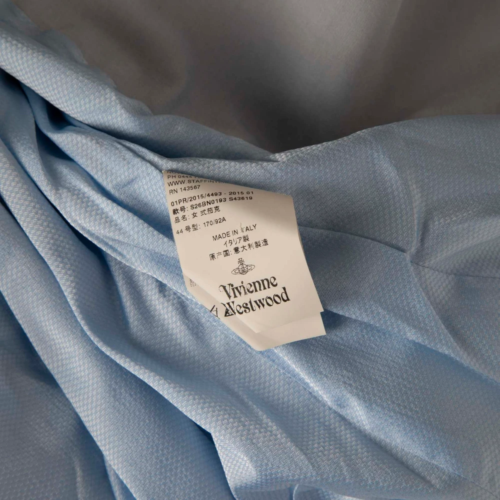 Vivienne Westwood Light Blue Wool Suit Set