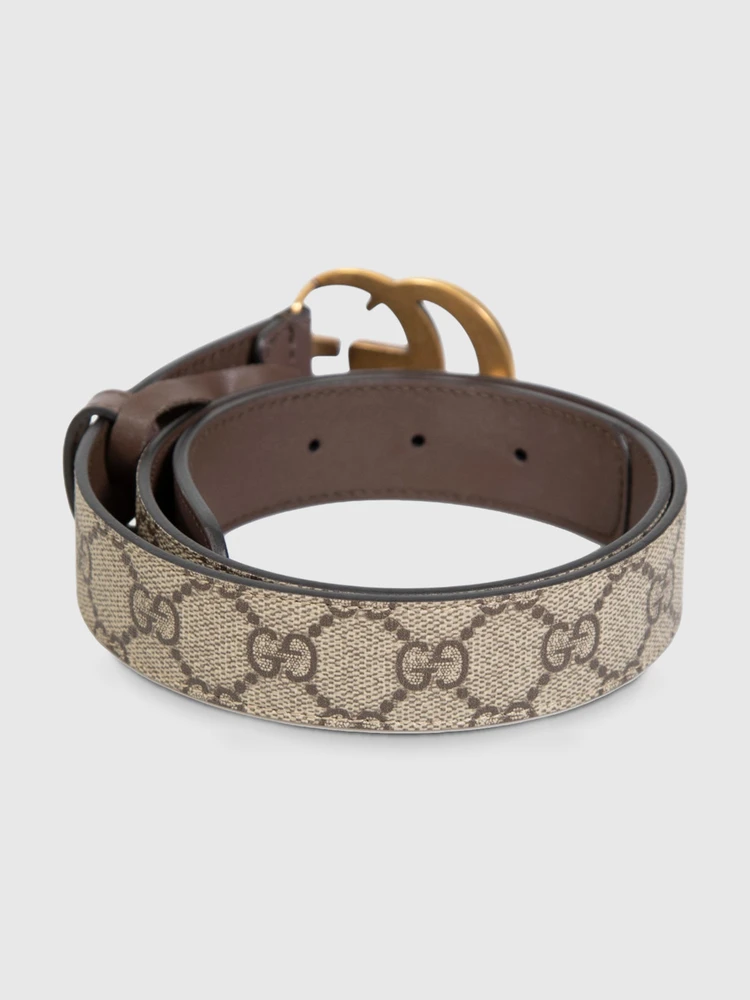 Gucci Brown GG Marmont Belt