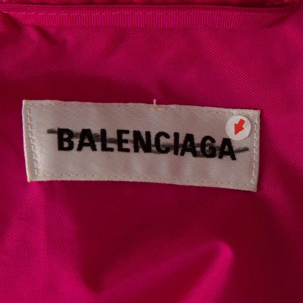 Balenciaga Fuchsia & Black Windbreaker Jacket