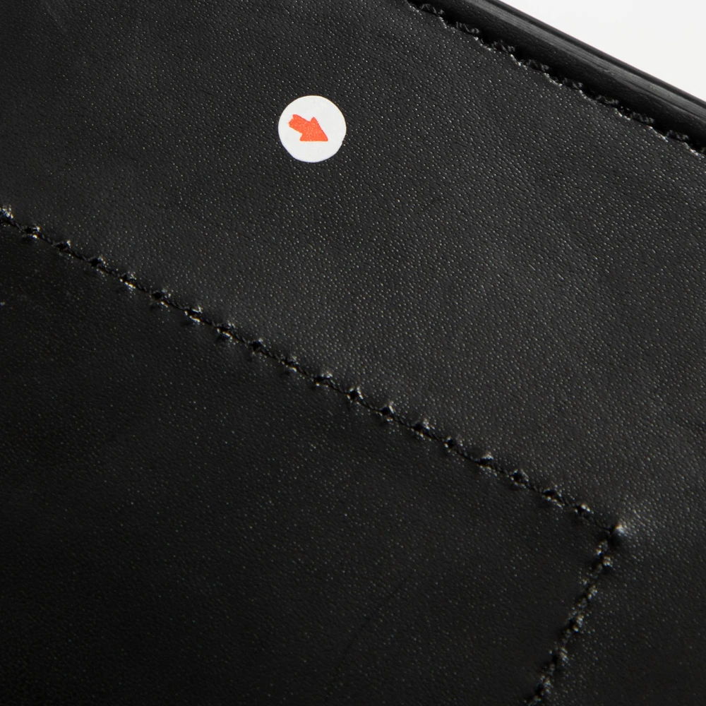 Sophie Hulme Black Leather Micro Cocktail Stirrer Bag