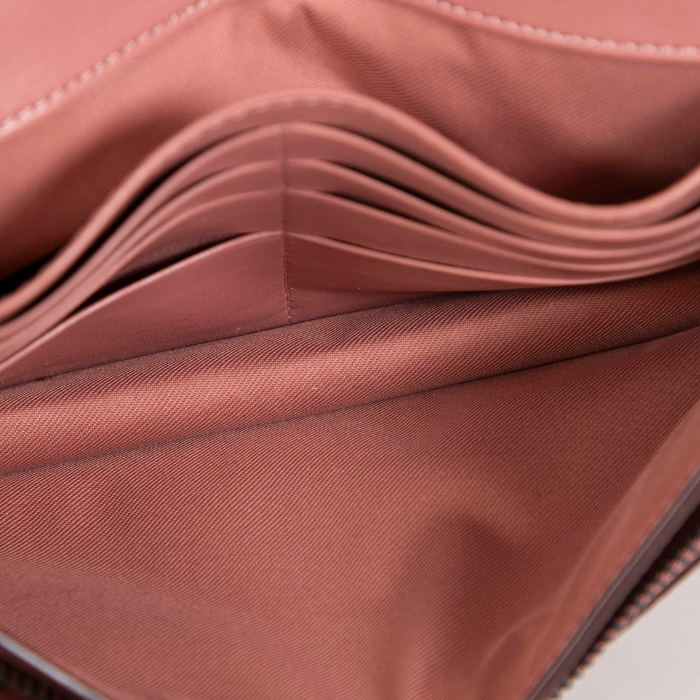 Coach Pink Leather Hayden Foldover Crossbody Clutch Bag