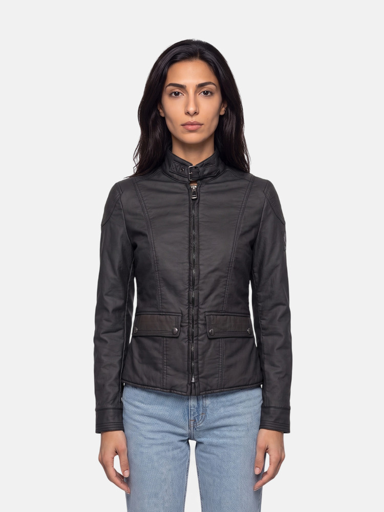 Belstaff Black Blouson Biker Jacket