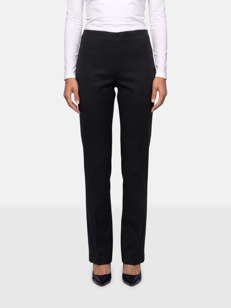 La Perla Black Silk Slim Trousers