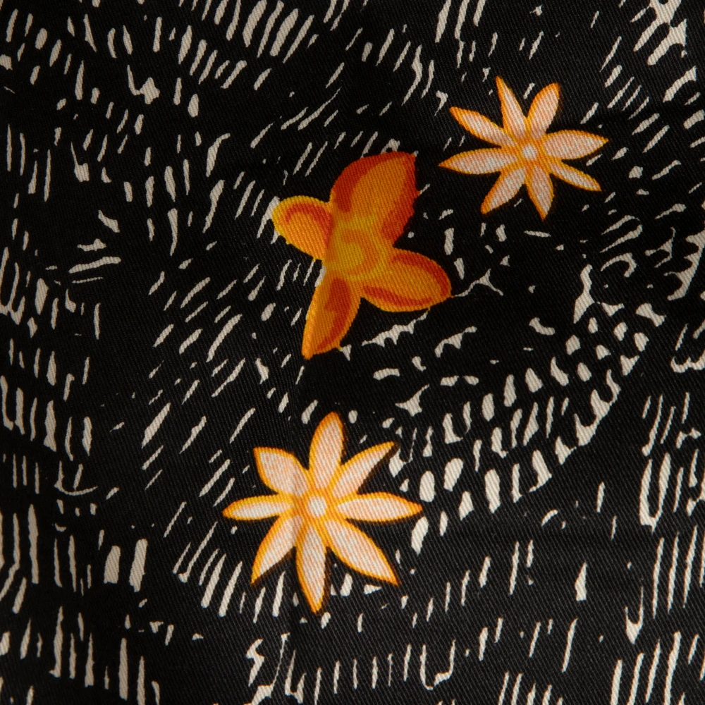 Prada Floral Drawing Print Trousers